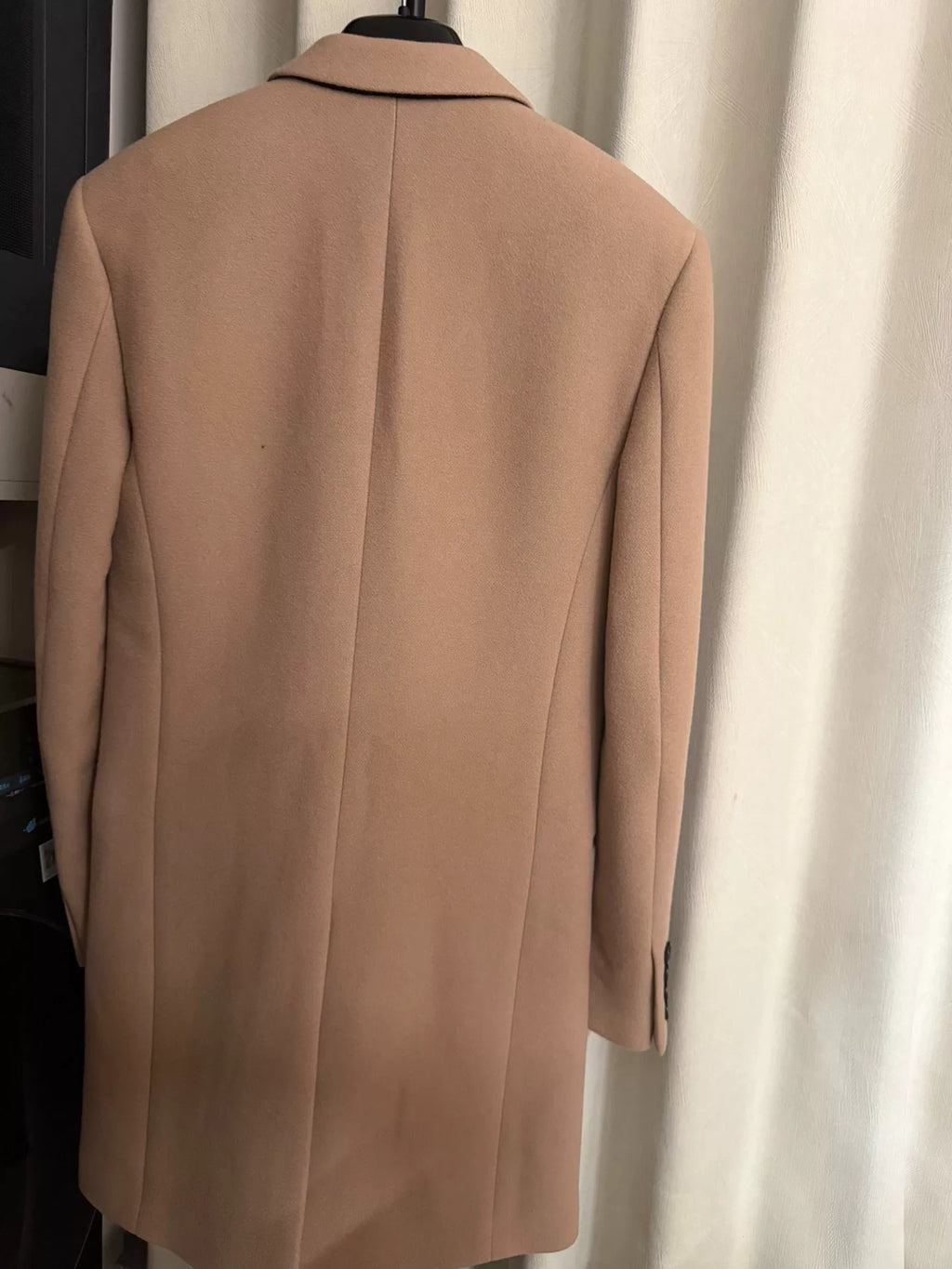 Saint Laurent Paris FW18 Camel Color Cashmere Coat