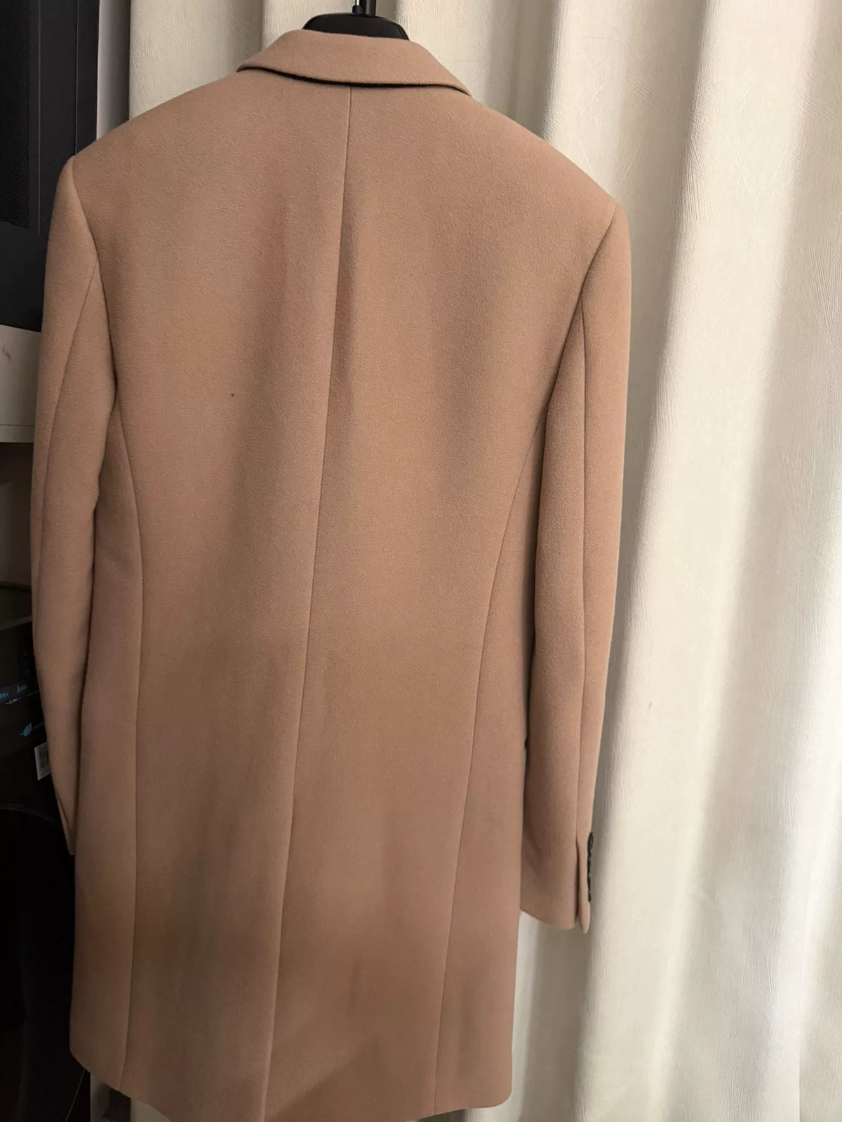 Saint Laurent Paris FW18 Camel Color Cashmere Coat
