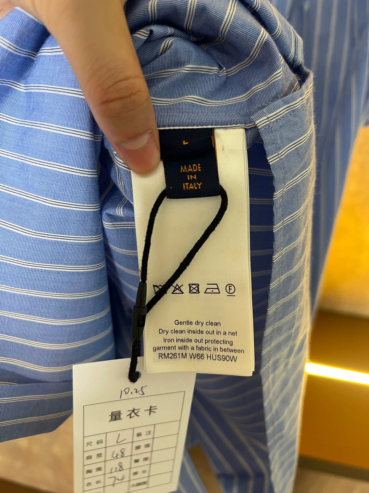 Louis Vuitton Mother-of-Pearl Button Shirt