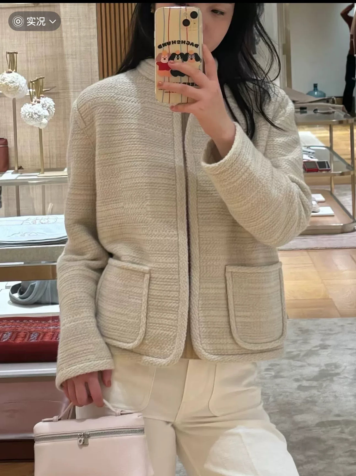 Loro Piana Cashmere Knit Cardigan Jacket