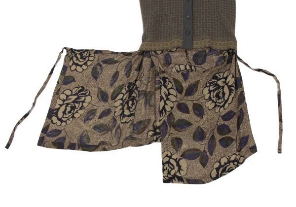 Dries Van Noten Floral Knit Vest Dress