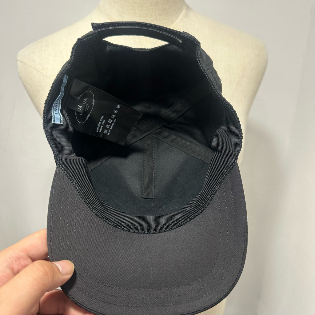 Prada Embroidered Logo Baseball Cap