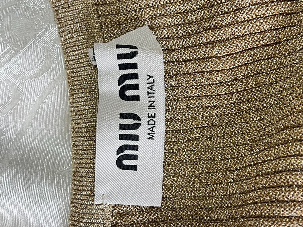 Miu Miu Knitted Camisole Tank Top