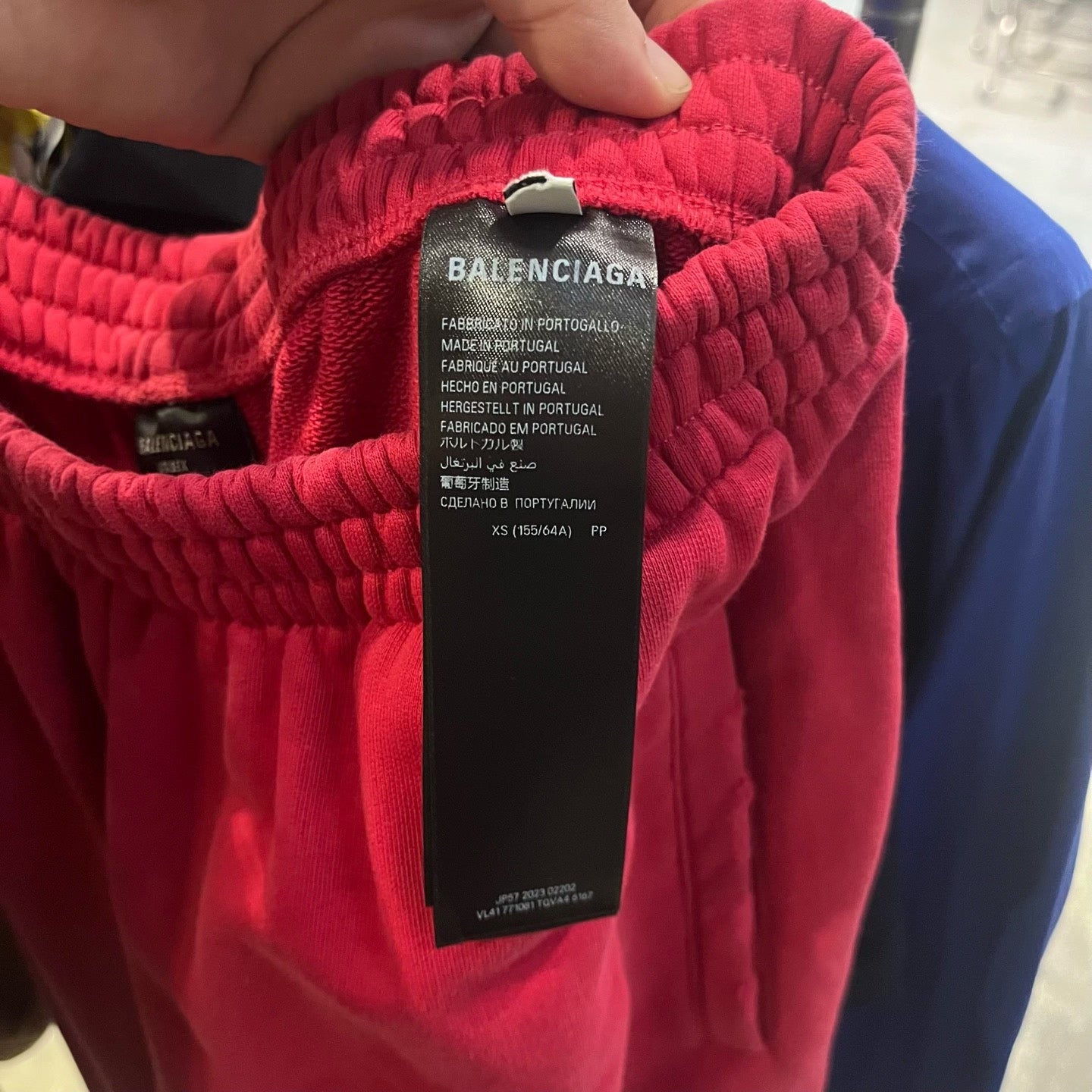 Balenciaga Red Logo Pants