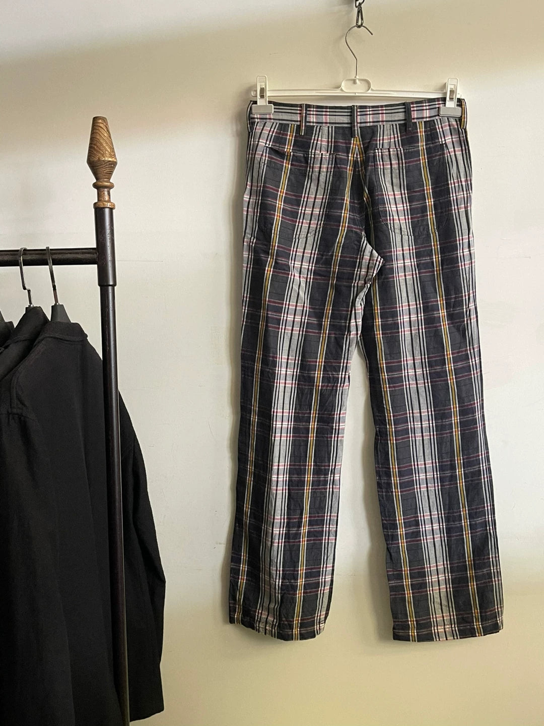 Dries Van Noten 05ss Show Style Plaid Western Pants Long Pants