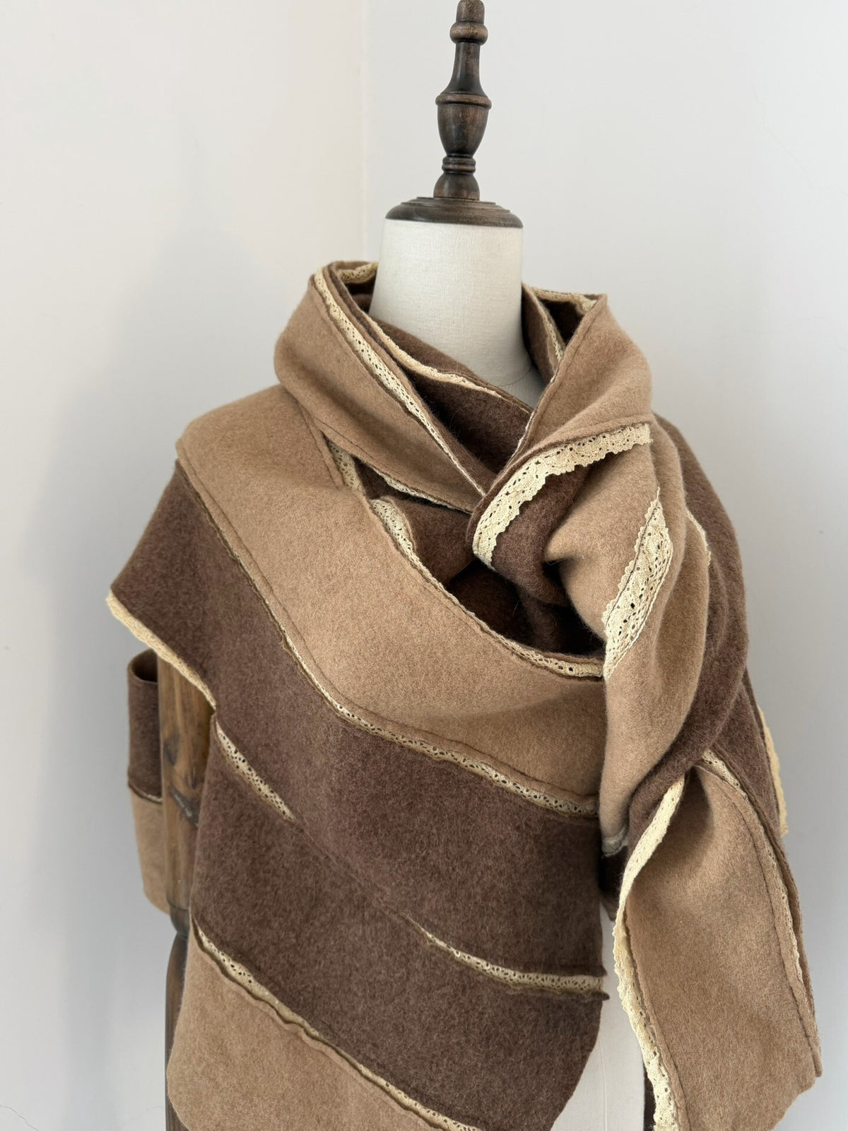 Comme Des Garcons Rei Kawakubo 2005 Tricot line deformed cape top