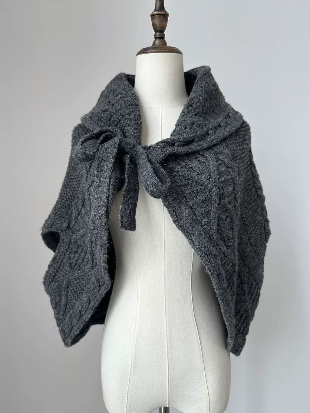 Comme Des Garcons Top Wool Cape Coat
