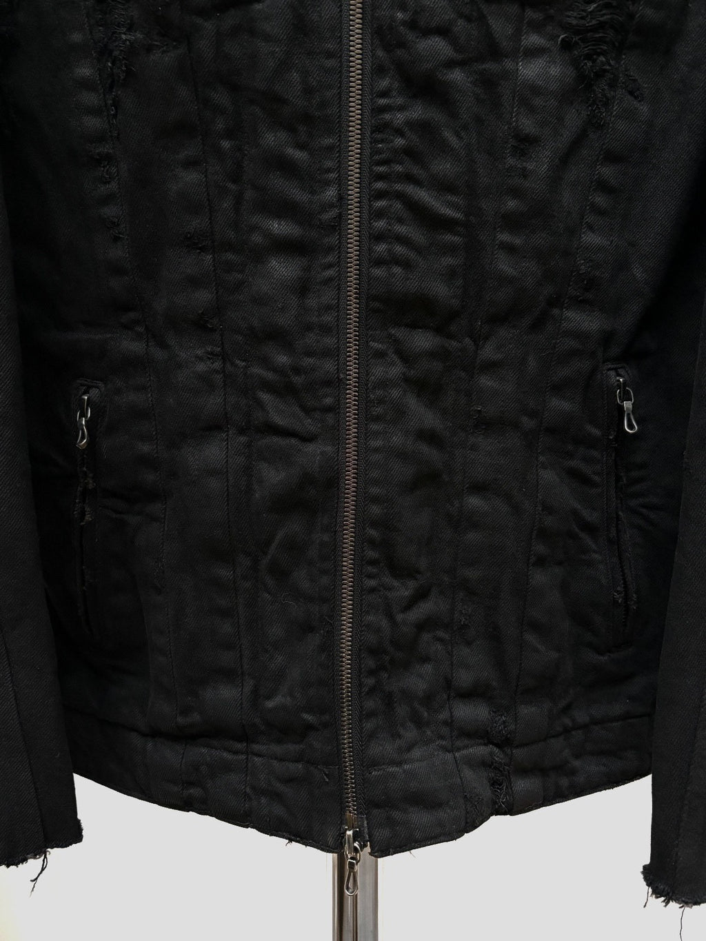 Julius7 FW09 Distressed Denim Jacket