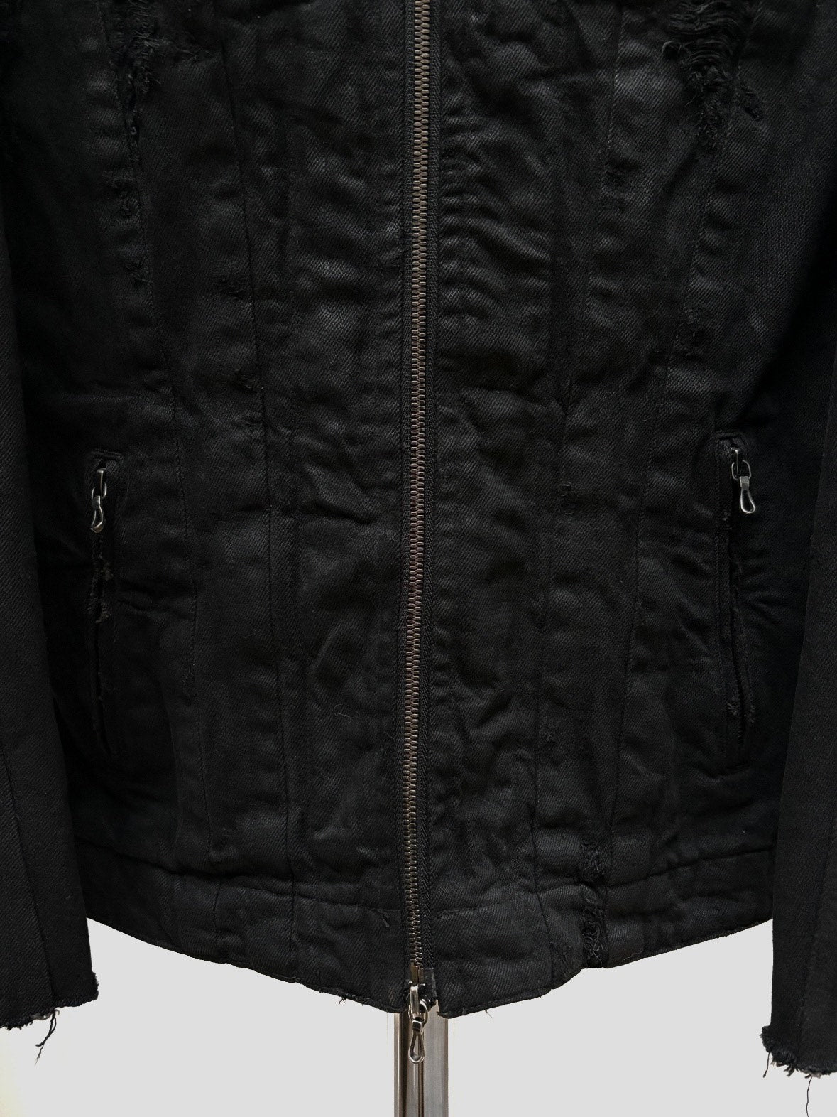 Julius7 FW09 Distressed Denim Jacket