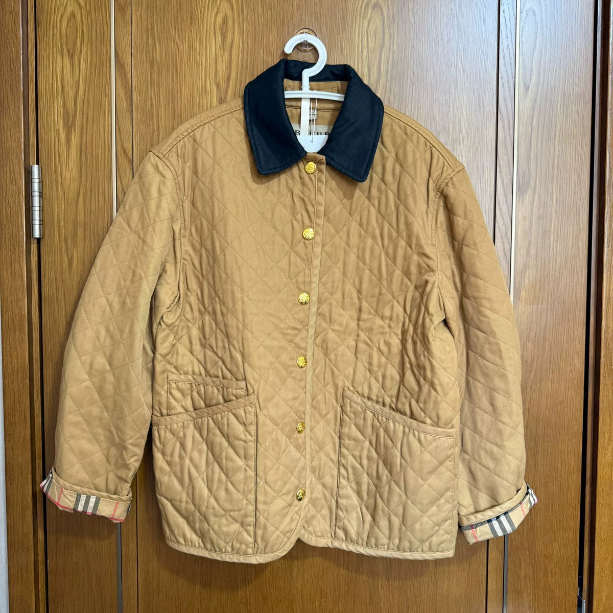 Burberry Gold Cotton Jacket