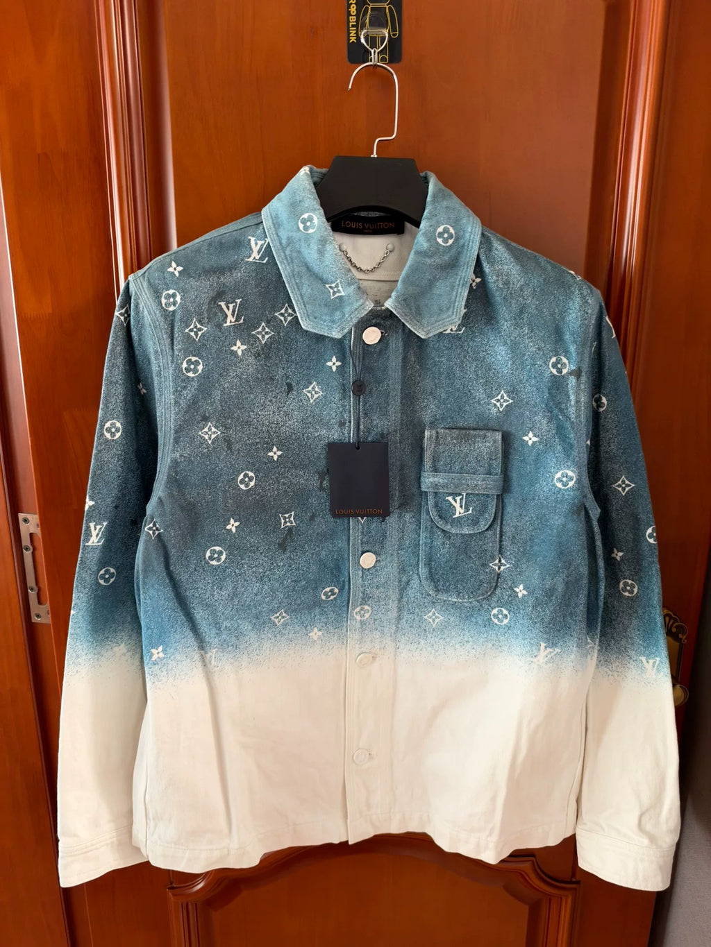 Louis Vuitton Starry Sky Ink Gradient Monogram Denim Jacket