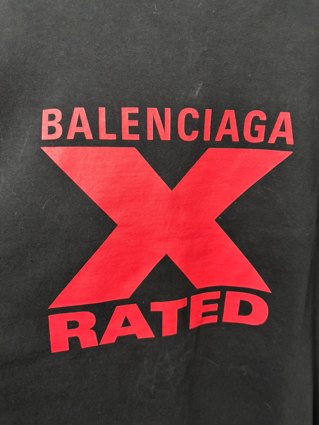 Balenciaga × Rated logo short-sleeve T-shirt
