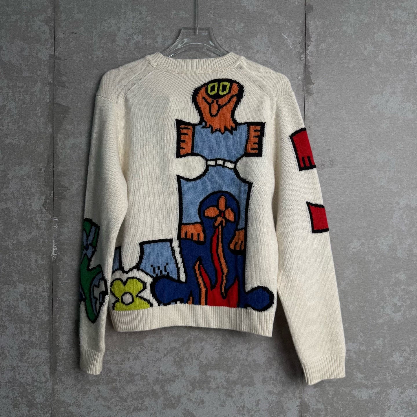 Louis Vuitton Colorful Graffiti Wool Sweater