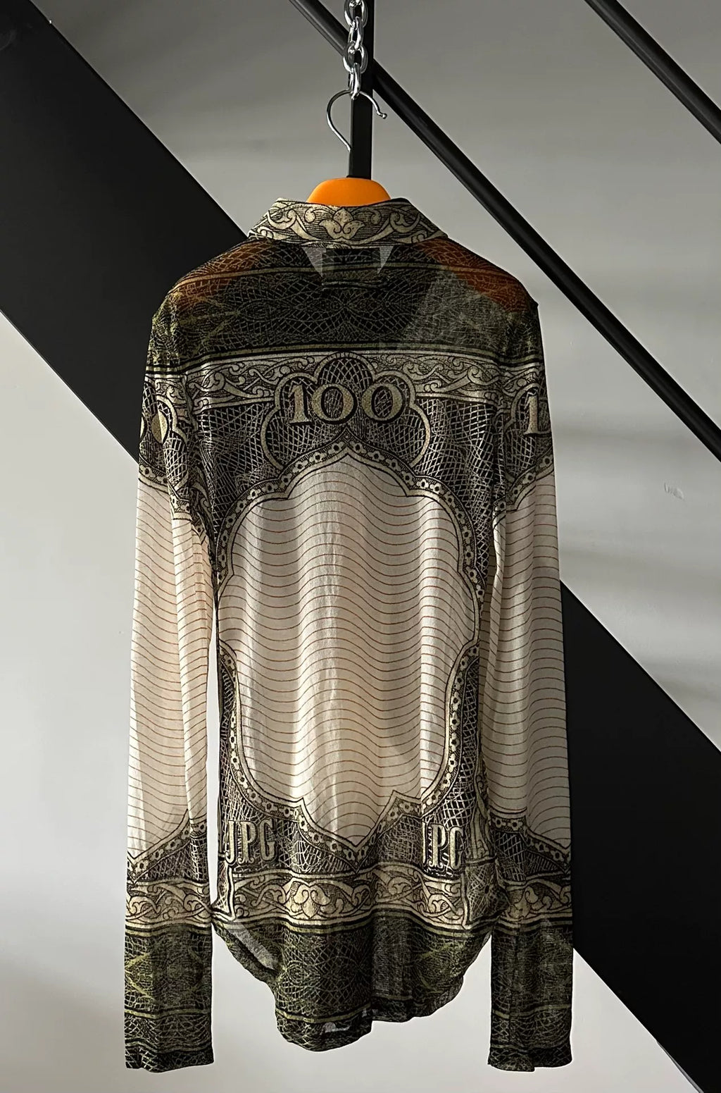 Jean Paul Gaultier Paper Money “the Bill” Shirt