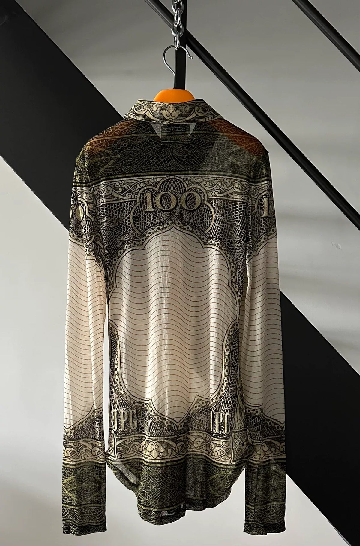 Jean Paul Gaultier Paper Money “the Bill” Shirt