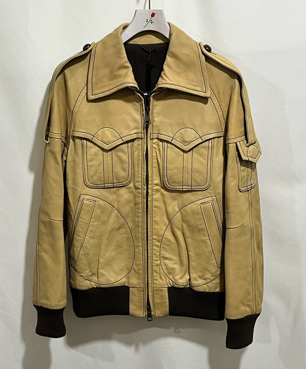 NUMBER (N)INE 08aw rare leather jacket