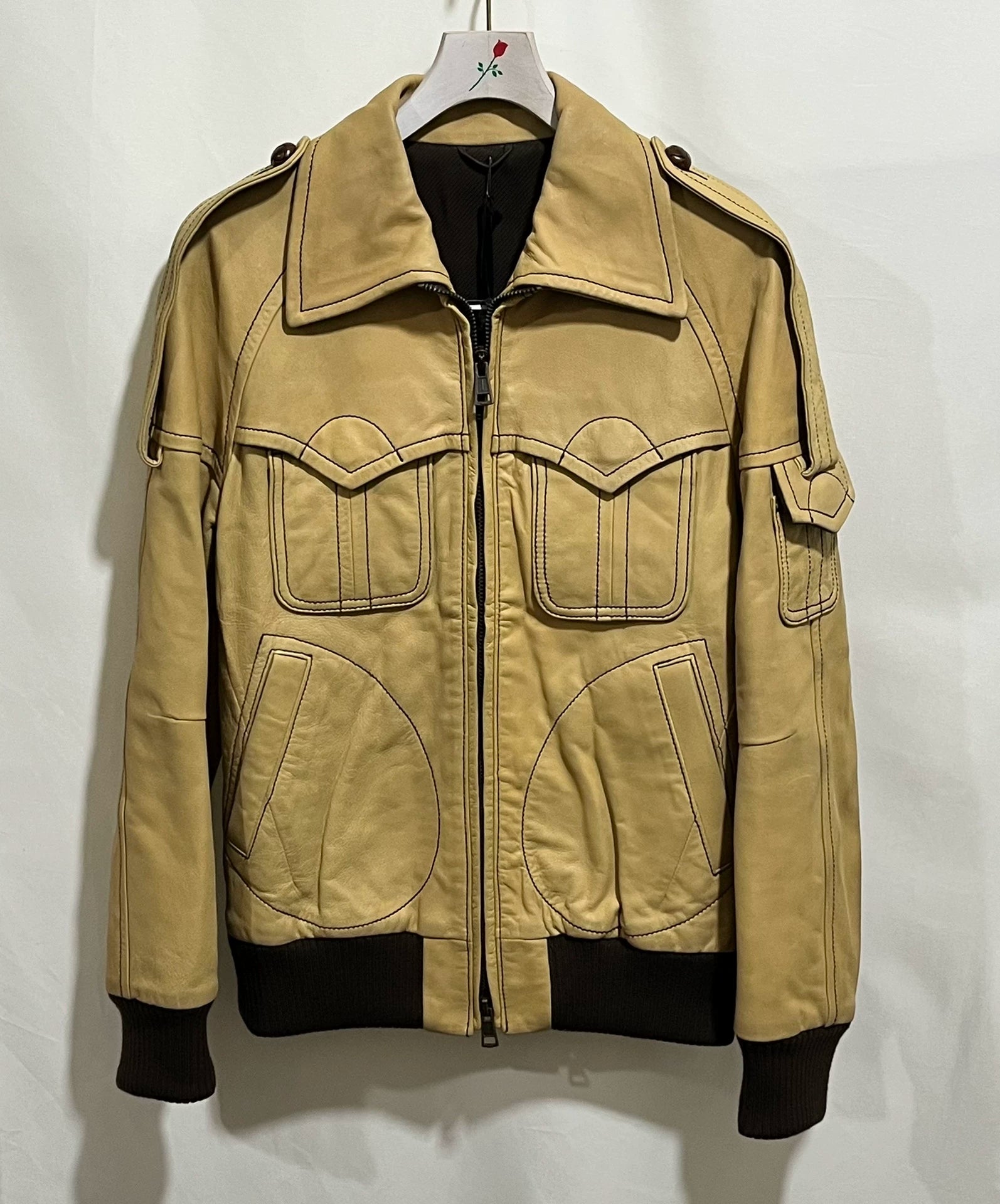 NUMBER (N)INE 08aw rare leather jacket
