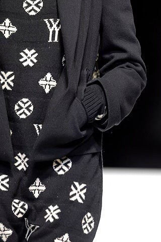 Yohji Yamamoto 07fw Louis Vuitton parody sweater