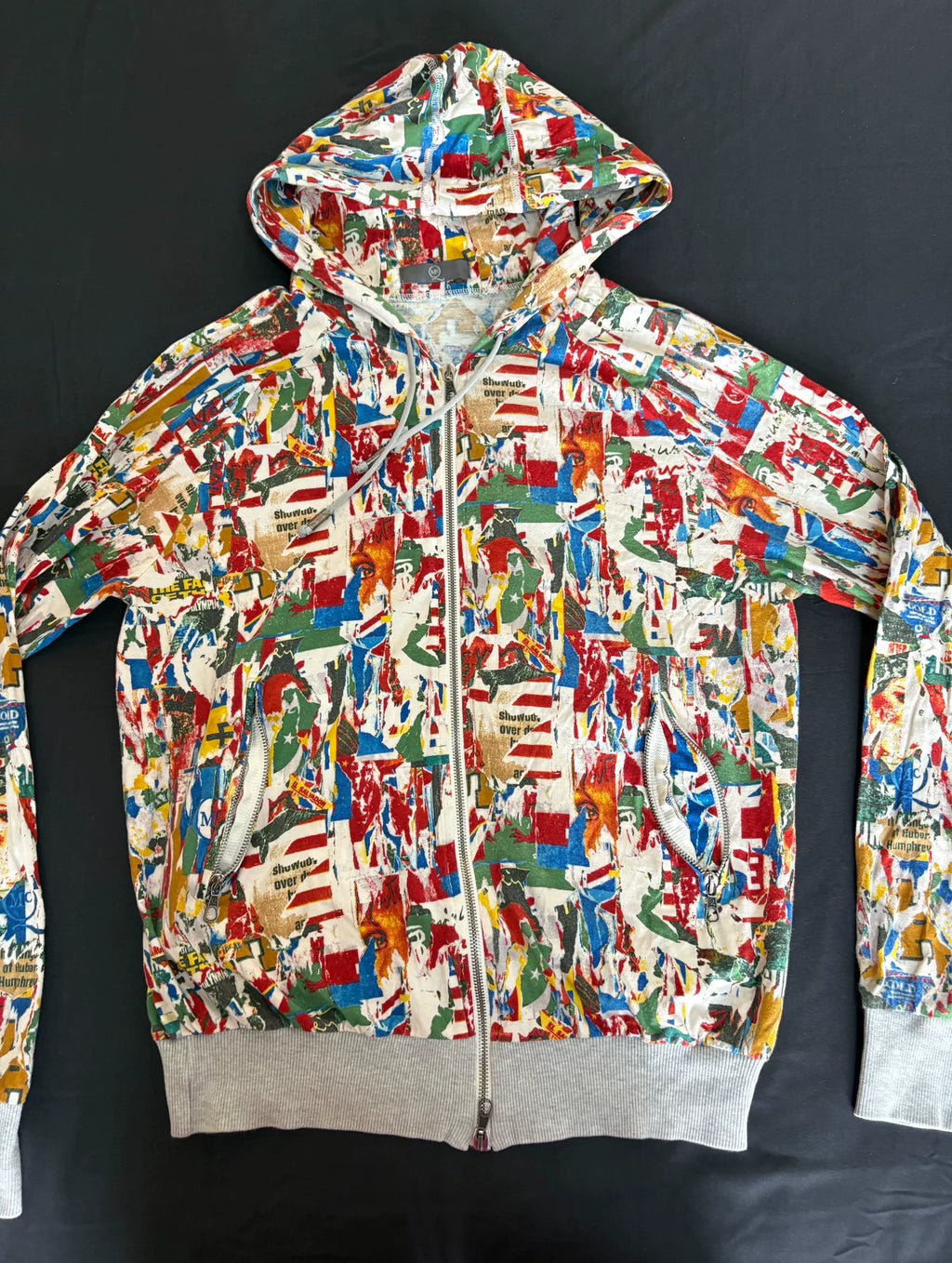 ALEXANDER MCQUEEN printed sweatshirt jacket