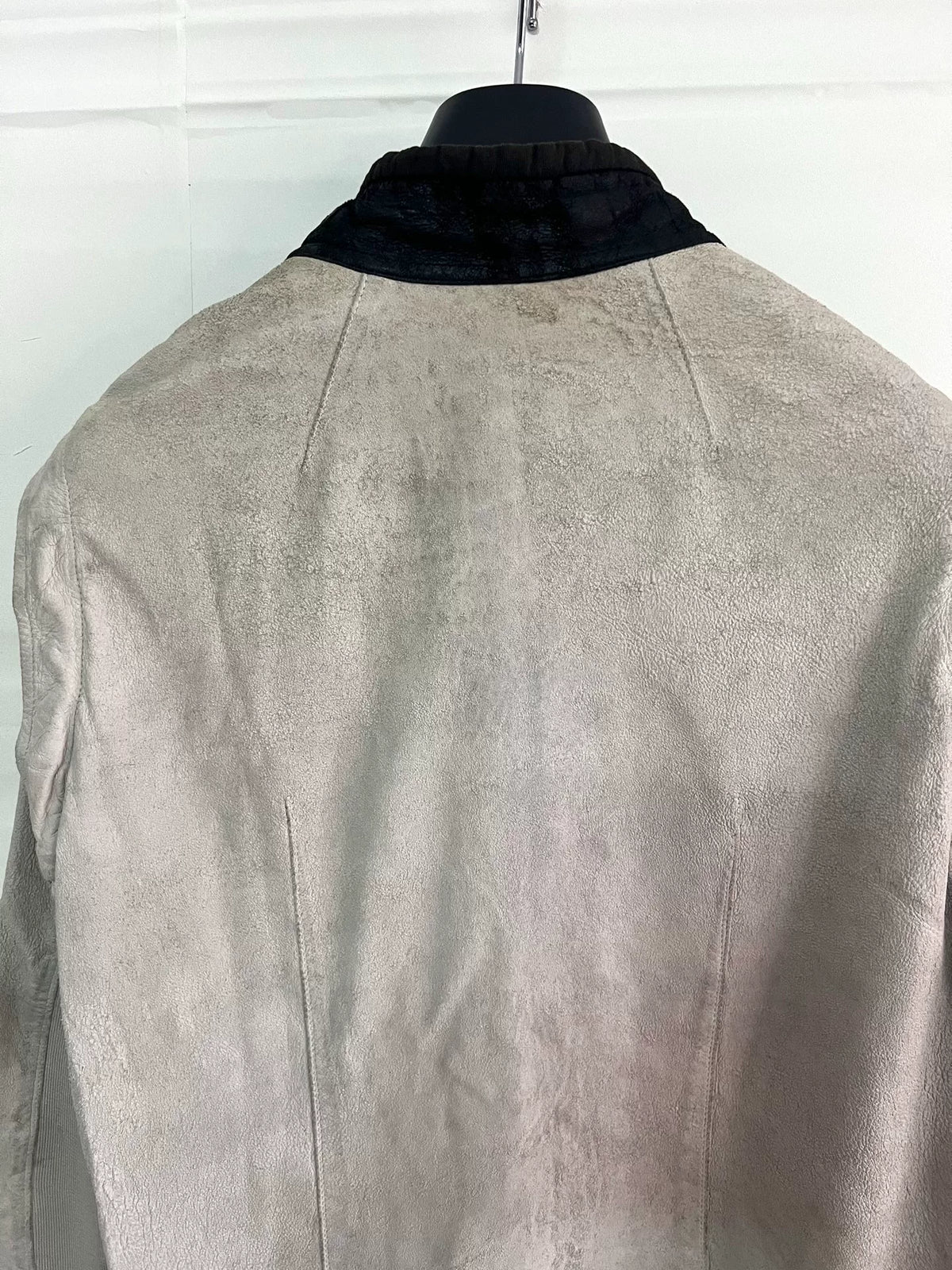 Rick Owens racing leather jacket