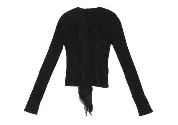Jean Paul Gaultier Vintage Black Embellished Knit Top