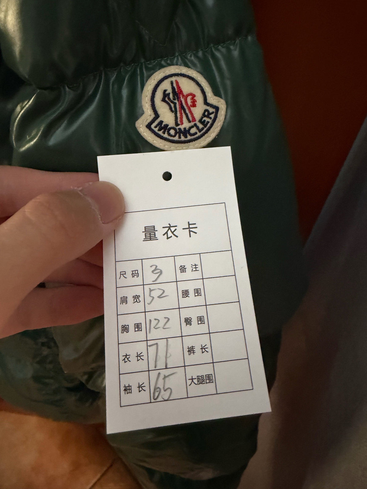 Moncler Parana Green Brown Hooded Down Jacket
