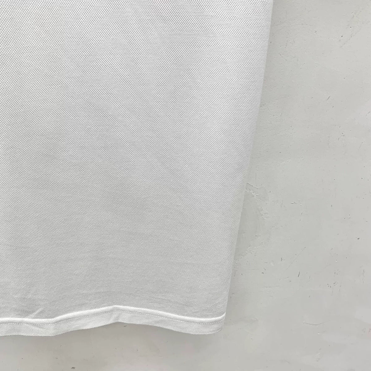 Dior White Letter Embroidery Logo Collared Single-Breasted Cotton Polo Shirt