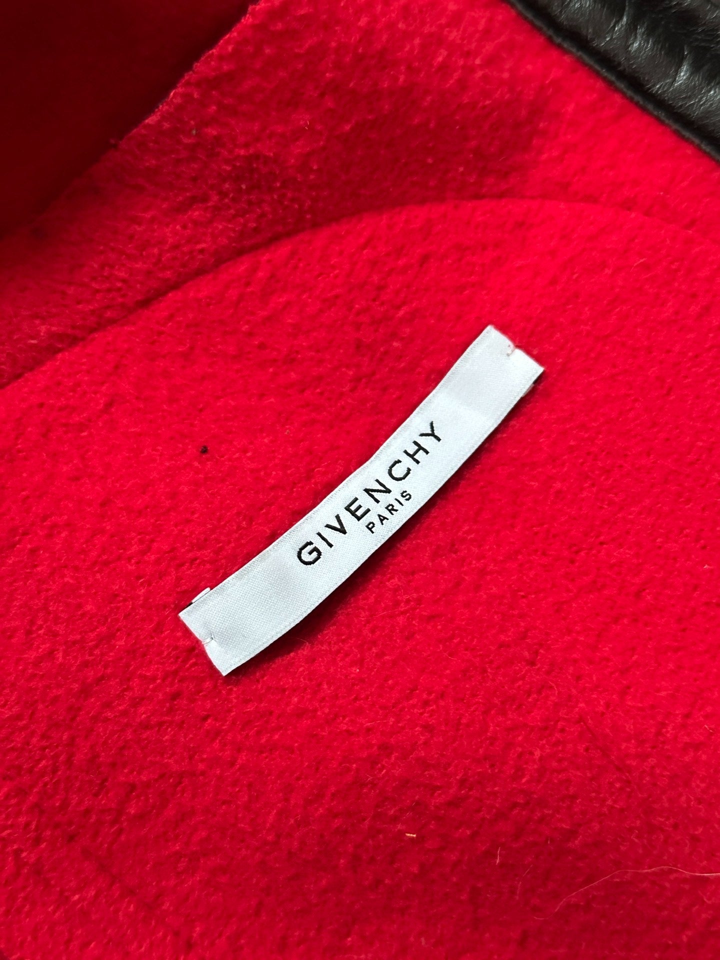 Givenchy Cross Cutout Leather Jacket