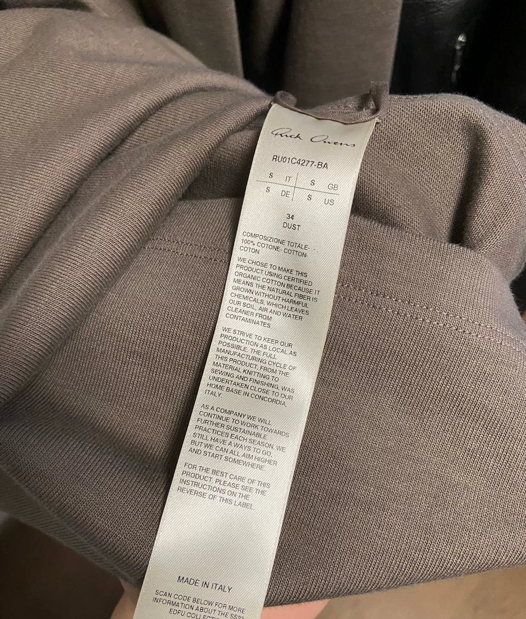 Rick Owens 23SS Mainline Hoodie