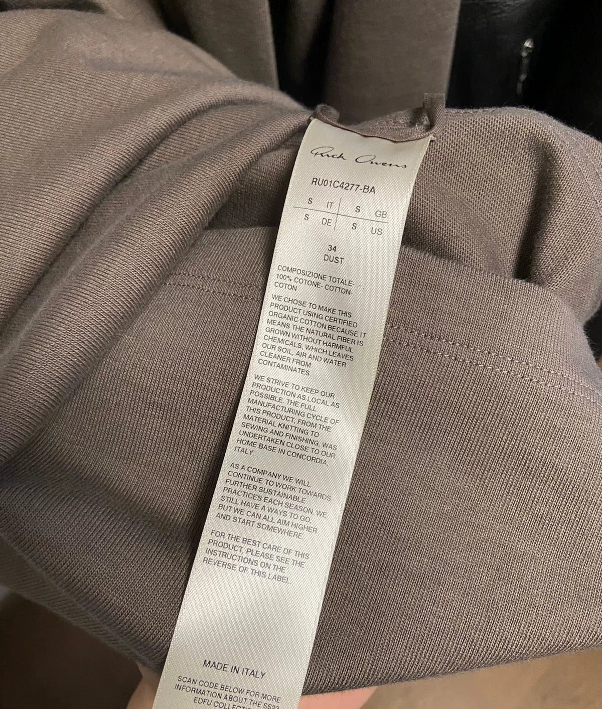 Rick Owens 23SS Mainline Hoodie