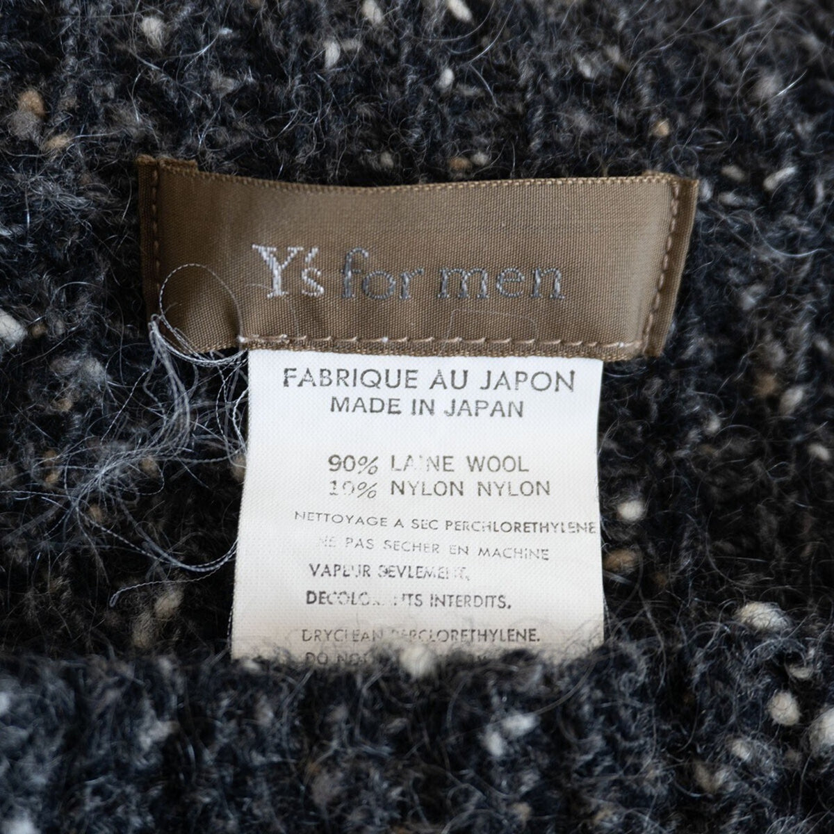 Yohji Yamamoto 1990s Wool Crew Neck Sweater