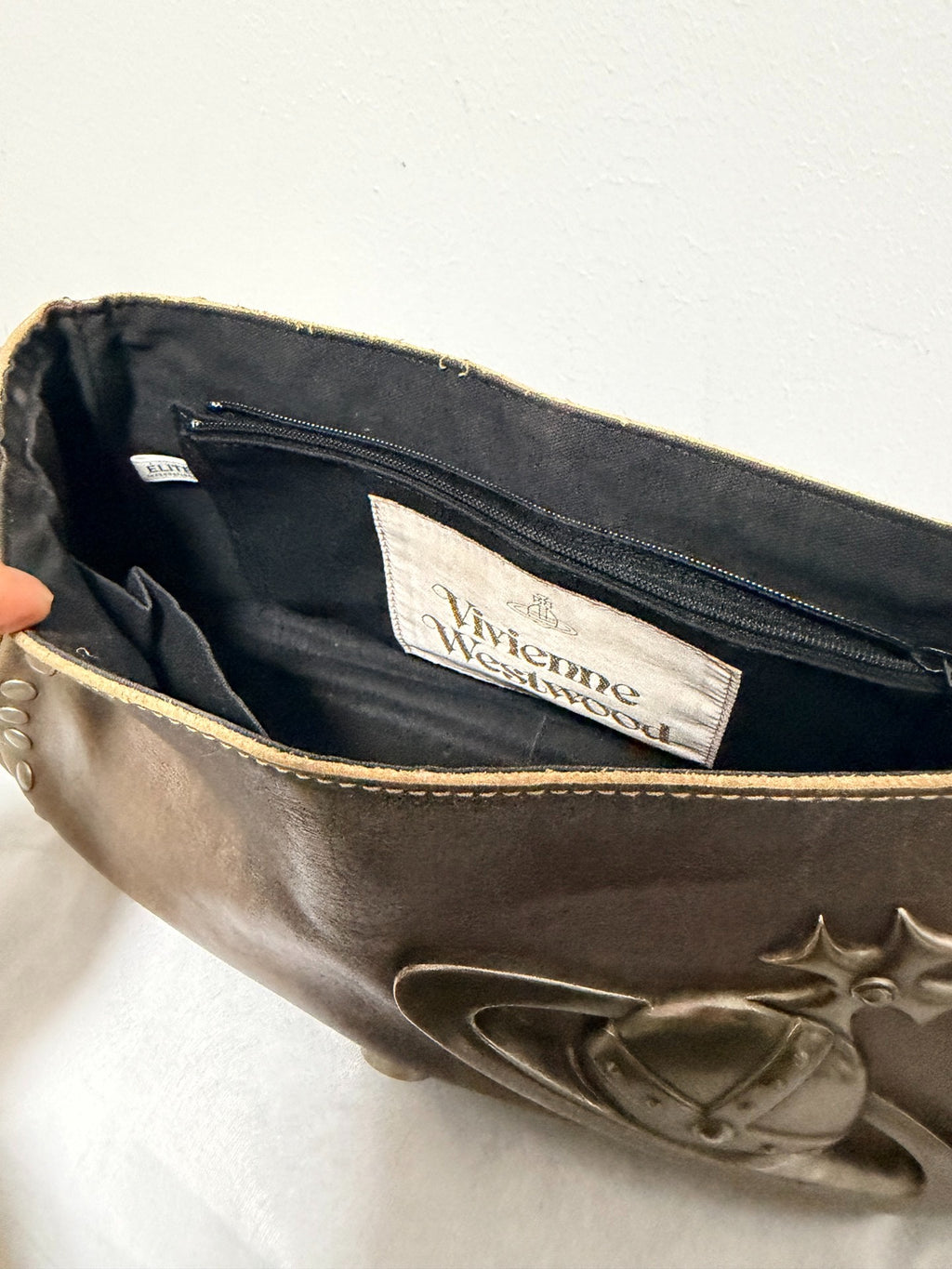 Vivienne Westwood "Queen Mother" Biker Rivet Bag