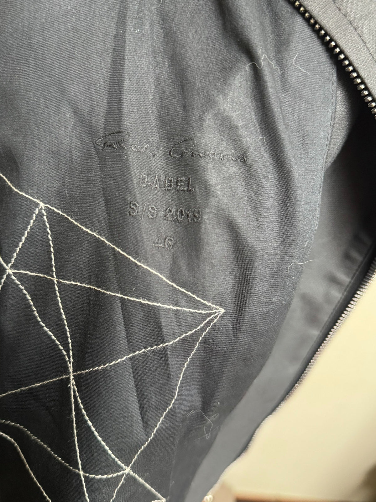 Rick Owens 19SS Fringe Trench Coat