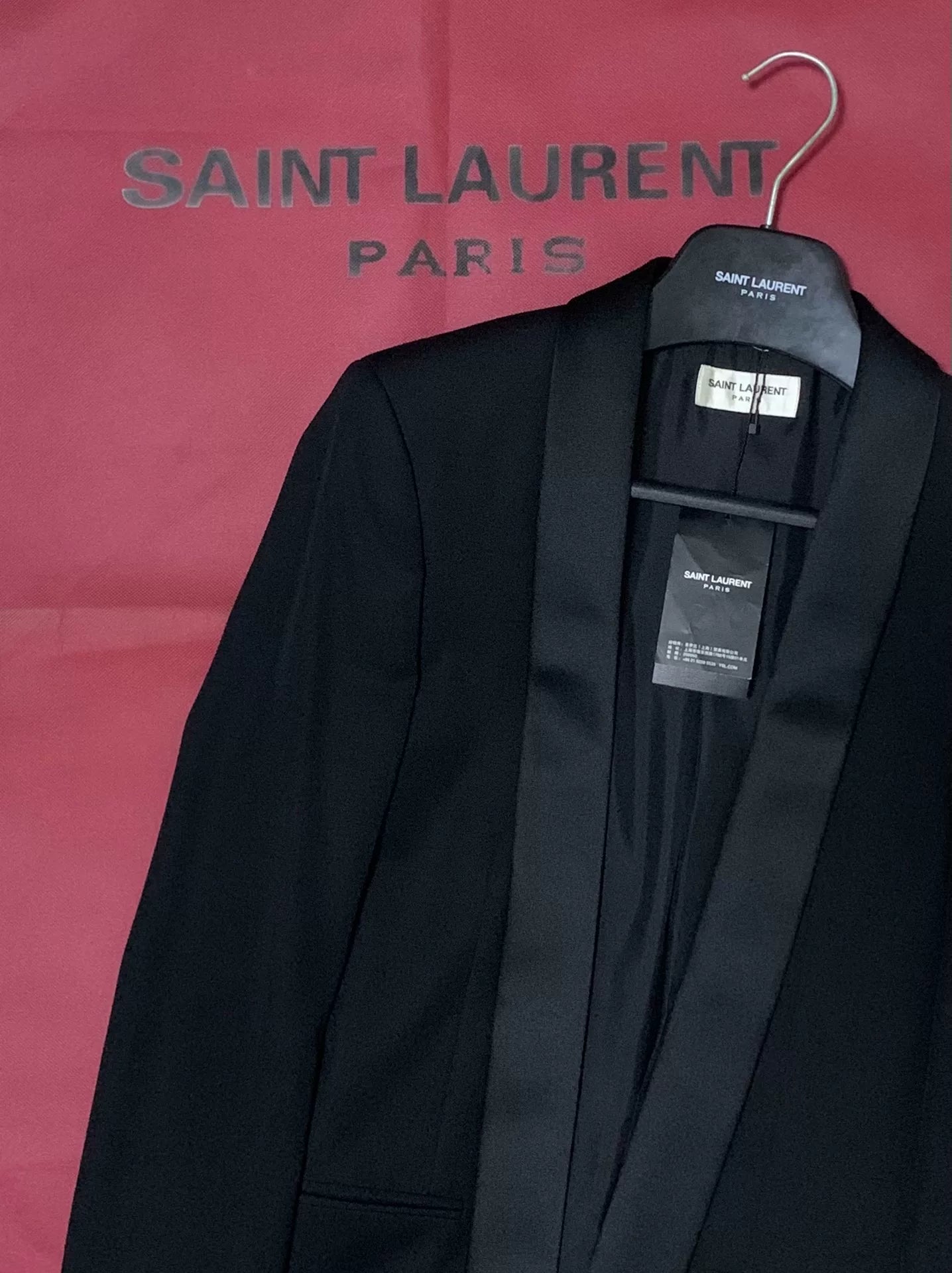 Saint Laurent 17FW Runway Black Suit