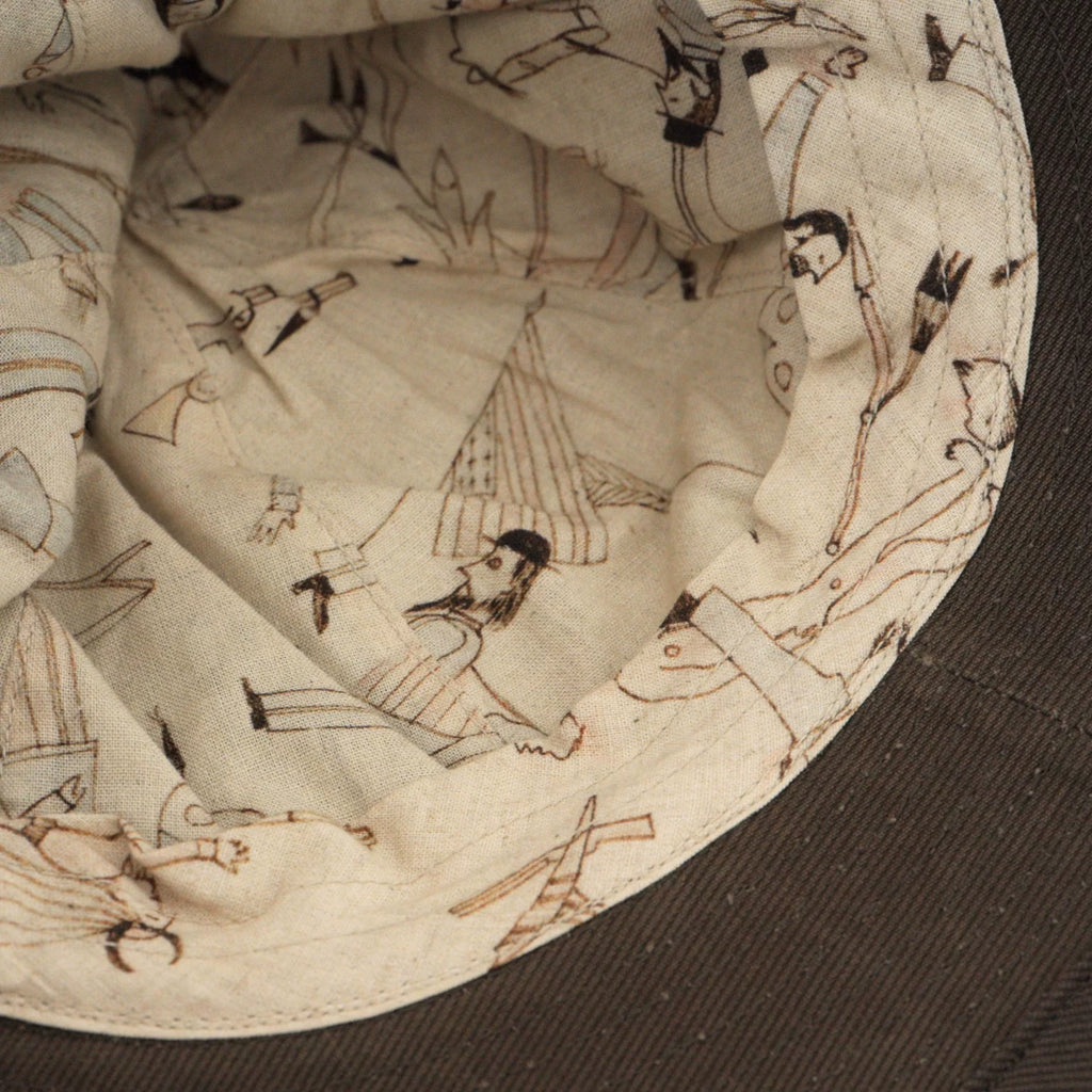 VISVIM I.C.T BUCKET CAP (N.D) Natural Mud-Dyed Bucket Hat