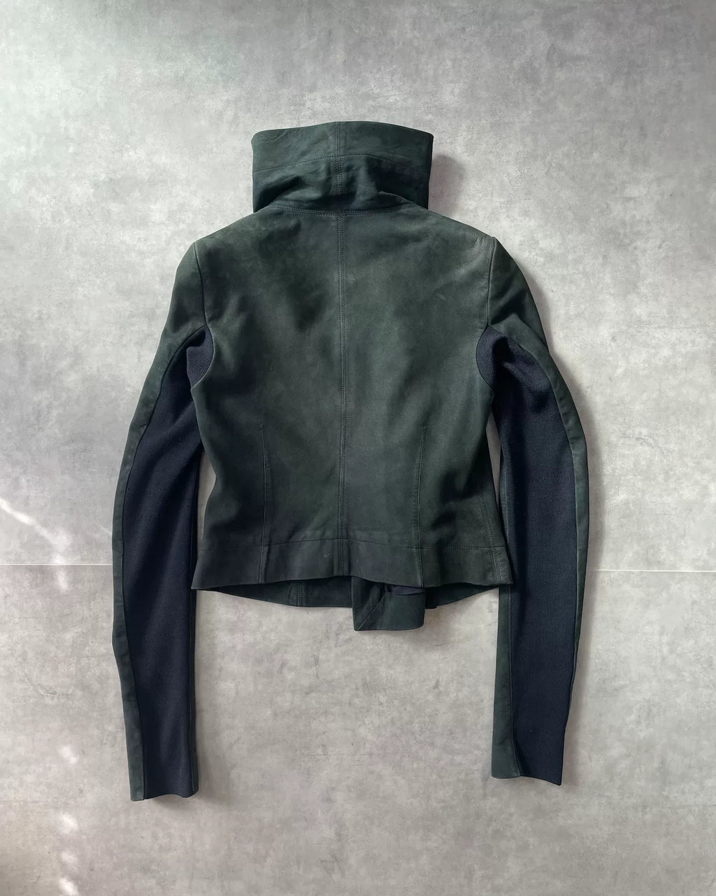 Rick Owens AW15 Lambskin Zip-Up Turtleneck Jacket