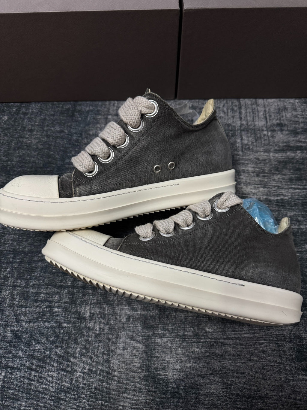 Rick Owens Thick-Lace Sneakers