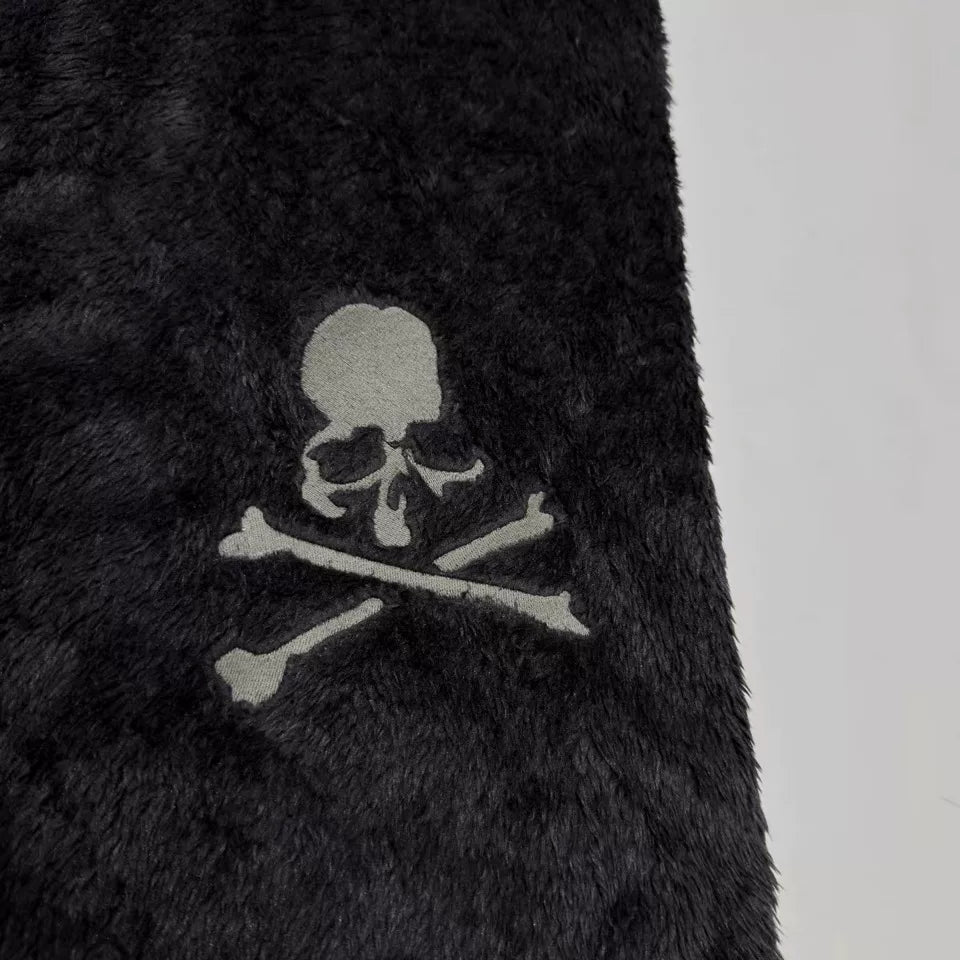 mastermind Japan Embroidered Logo Fleece Trousers