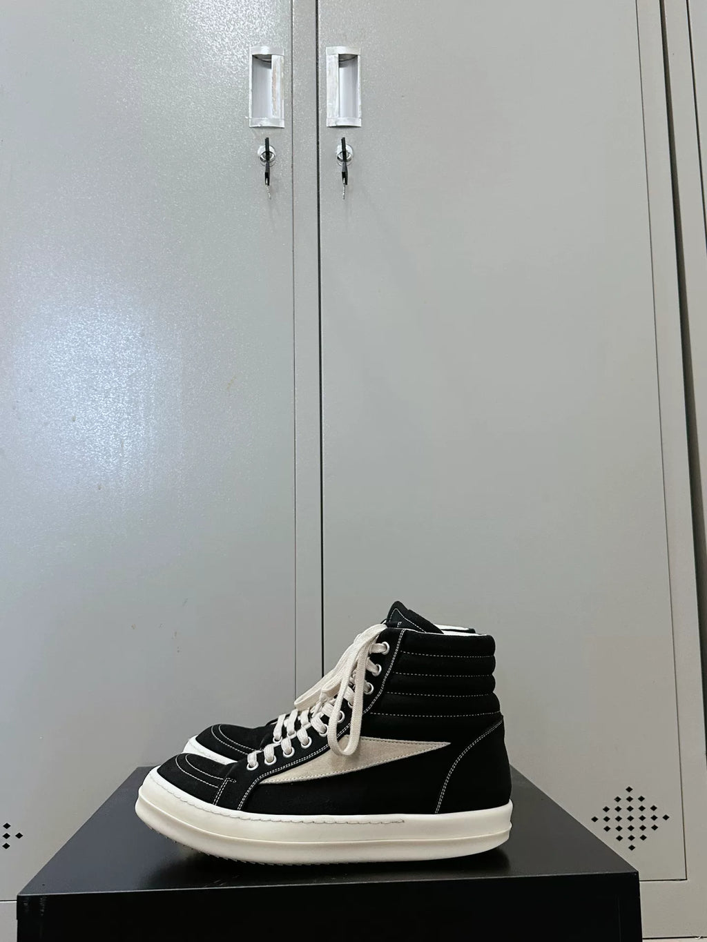 Rick Owens DRKSHDW Boat Sneakers | Black