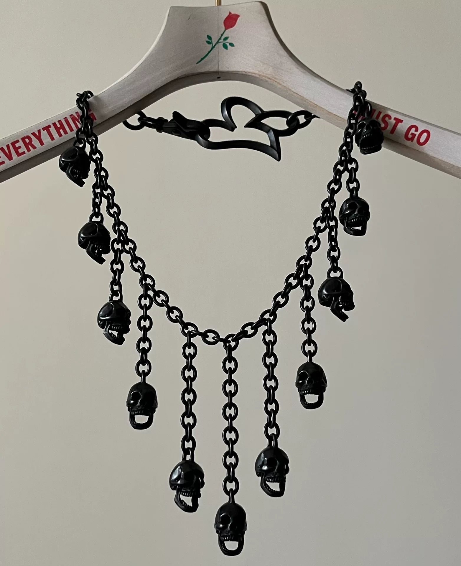 Number (N)ine 06SS Multi Skull Pocket Chain