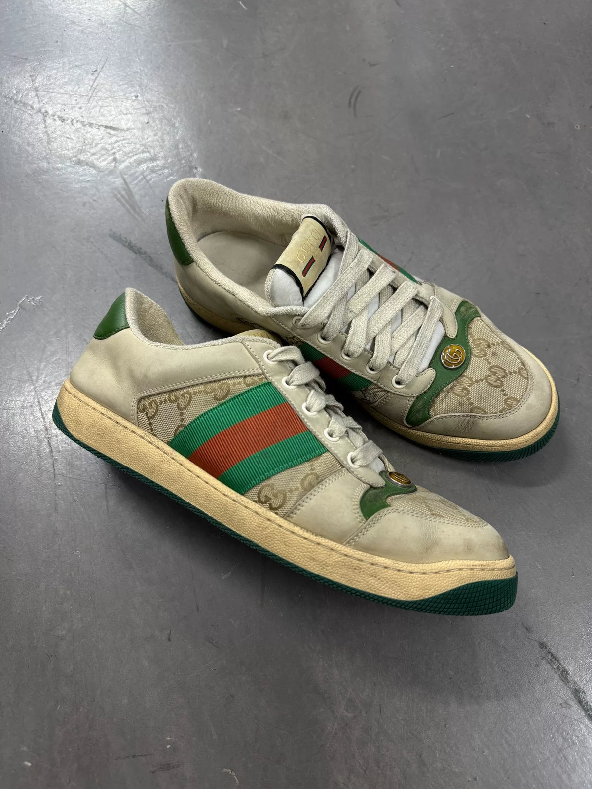 Gucci Distressed Sneakers