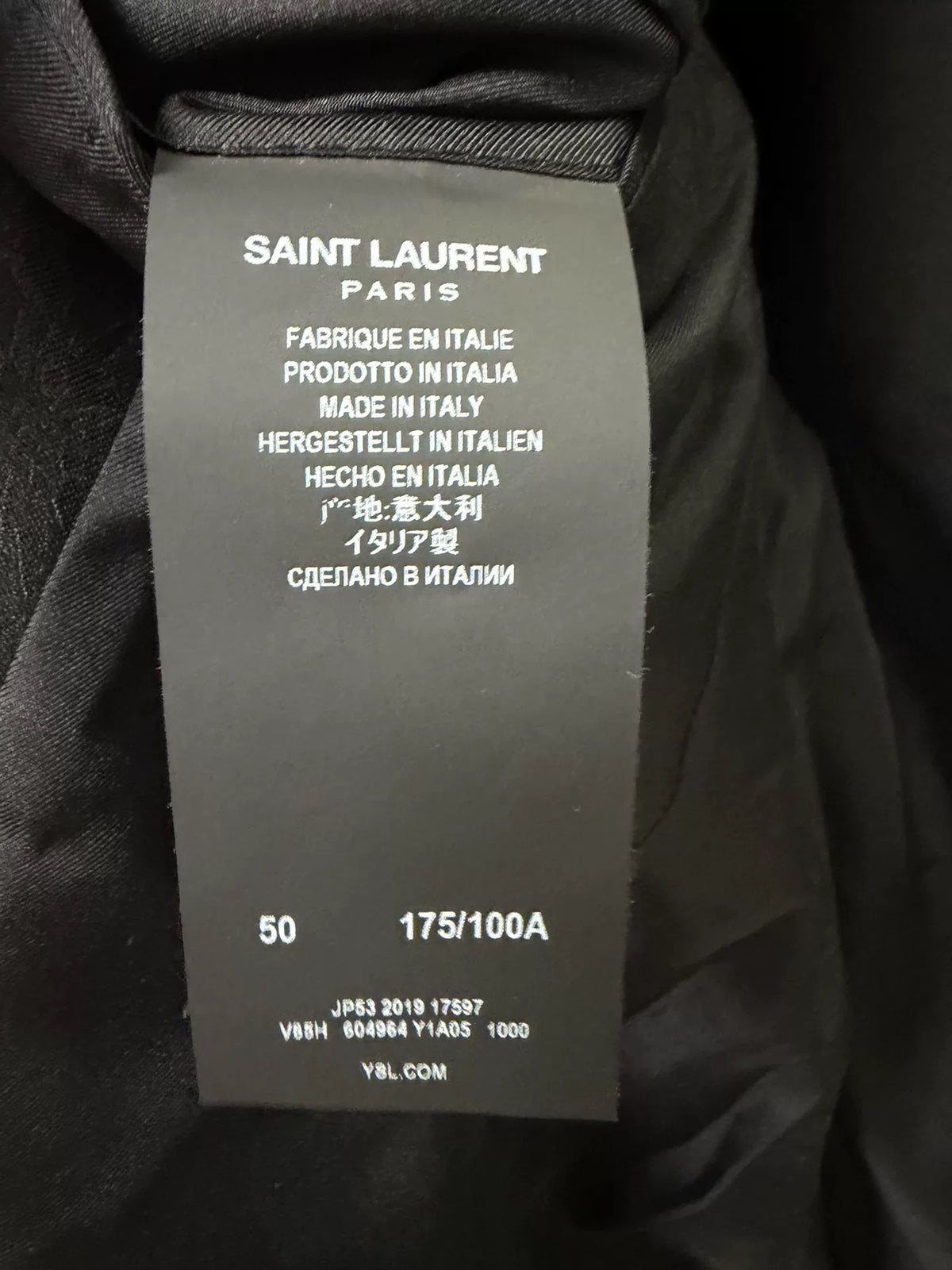 Saint Laurent Jacquard Scale Blazer