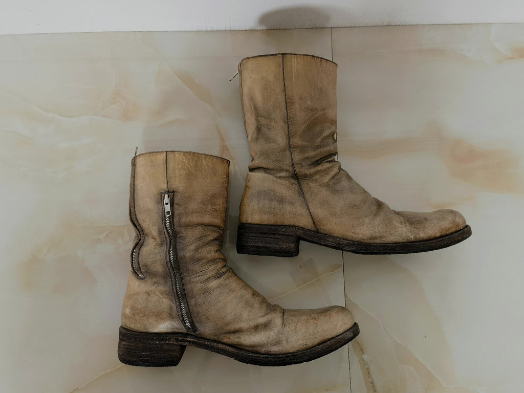 a1923 ccp M.A + Paul Harnden double-zip long boots
