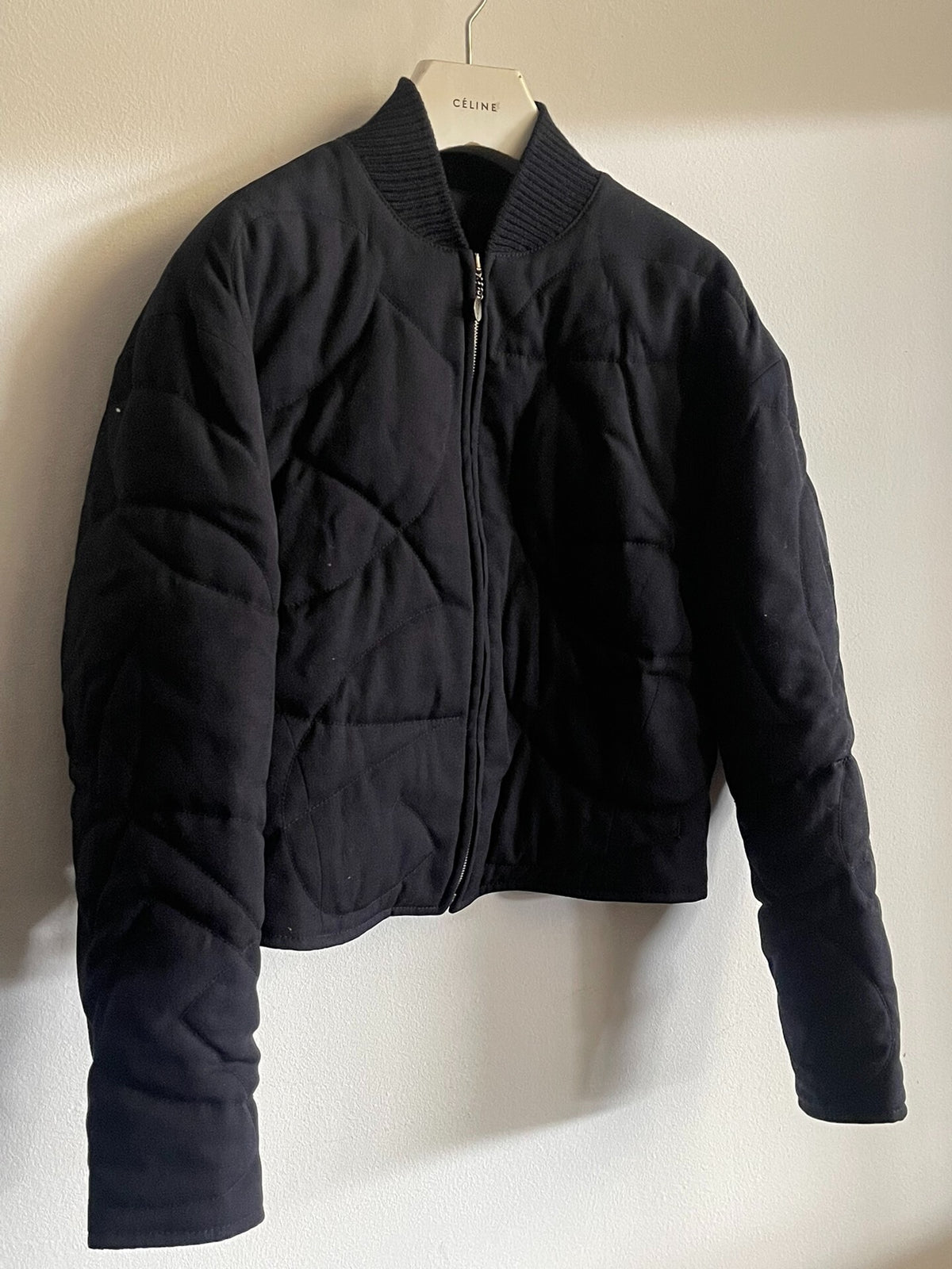 Dirk Bikkembergs 96AW Irregular Curve Wool Coat