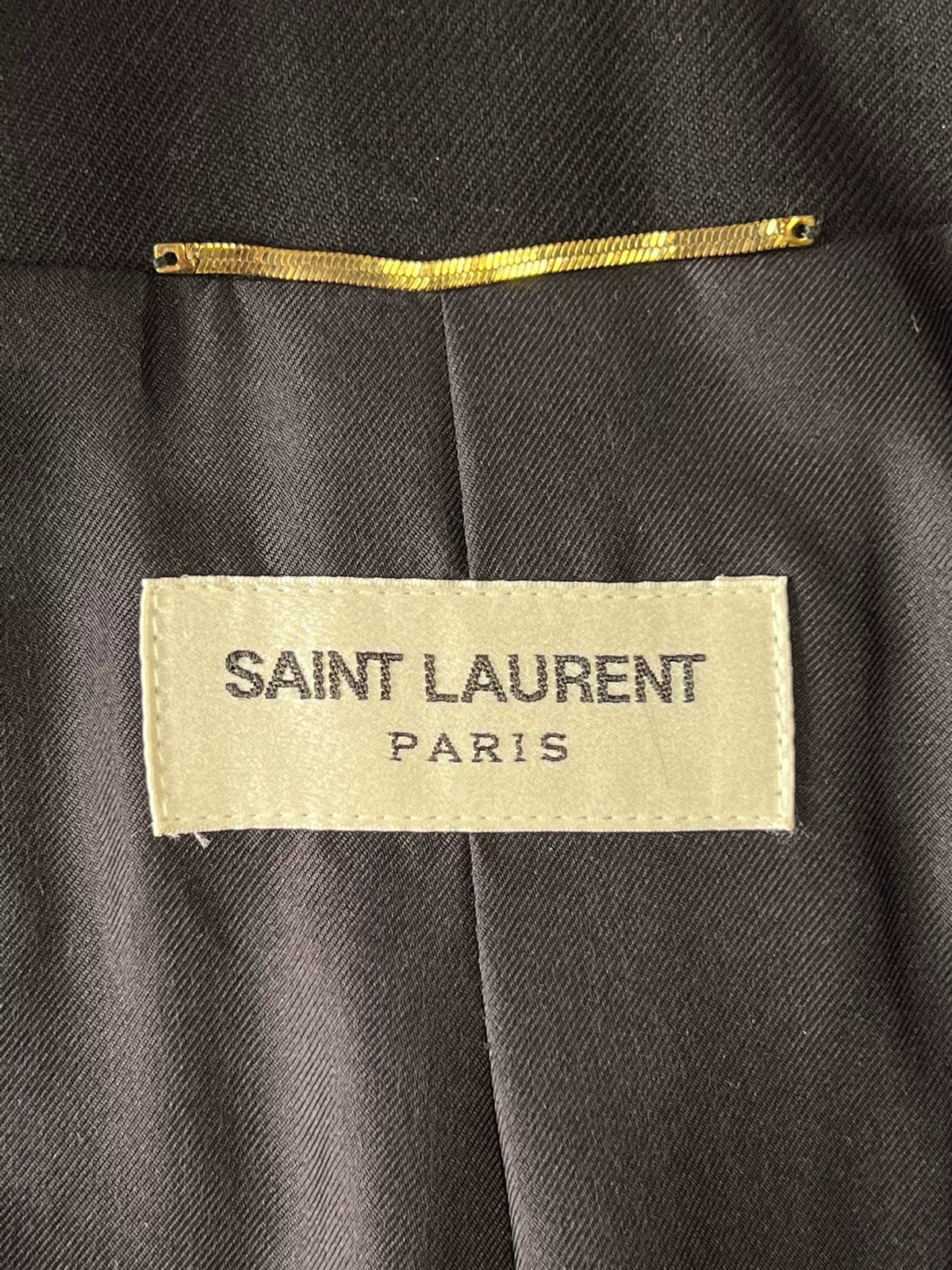 Saint Laurent red wool coat