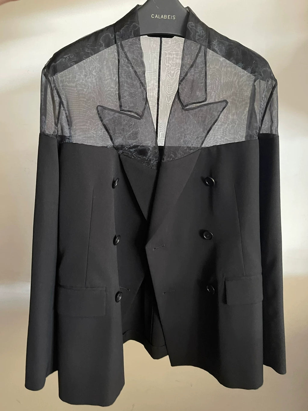 Maison Margiela Deconstructed Mesh Patchwork Jacket