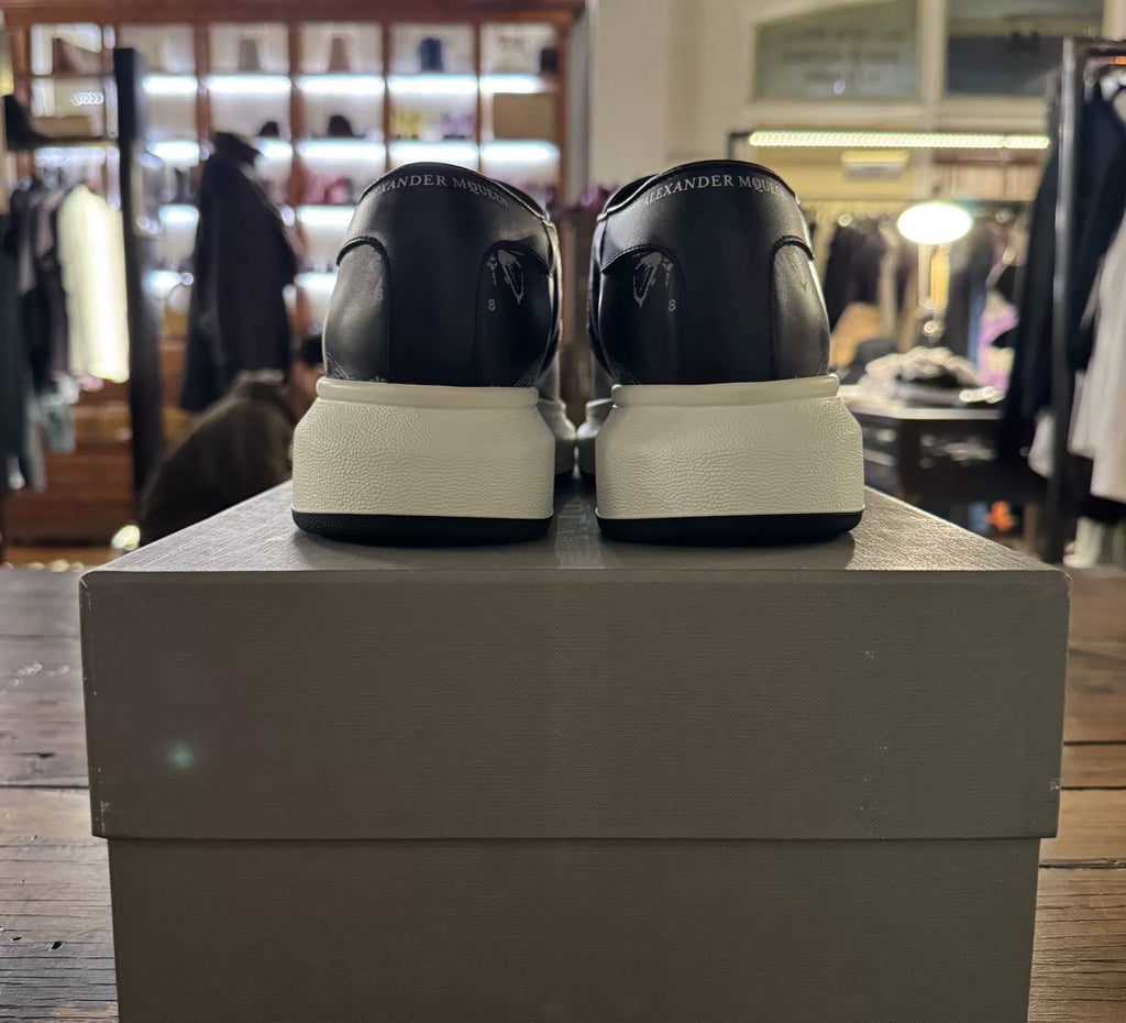 Alexander McQueen FW16 Black Leather Sneaker