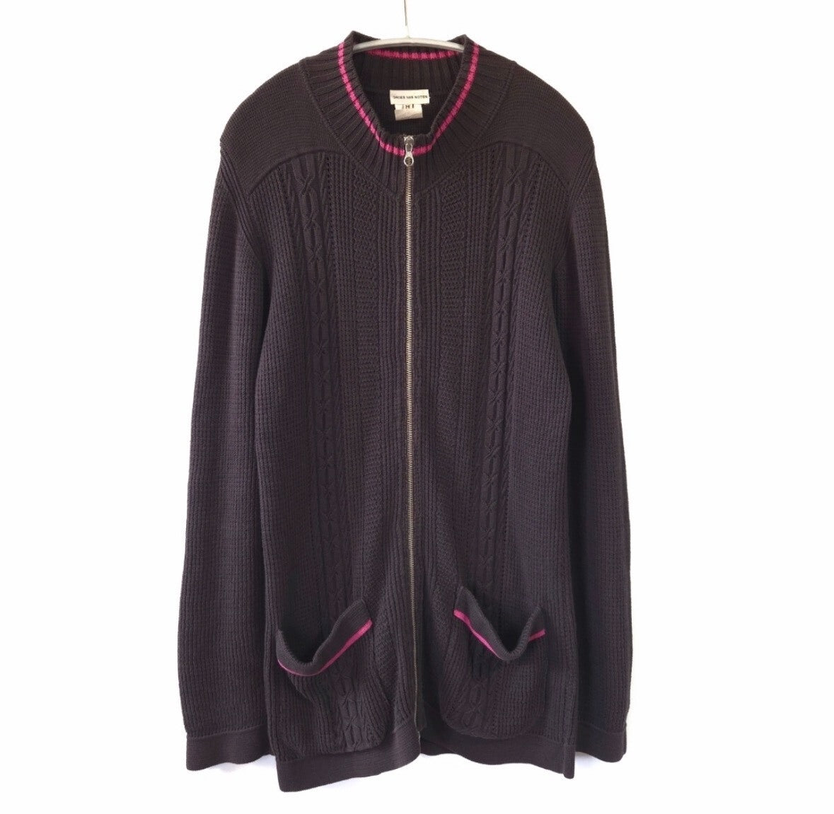 Dries Van Noten 1990s Zip-Up Knit Jacket