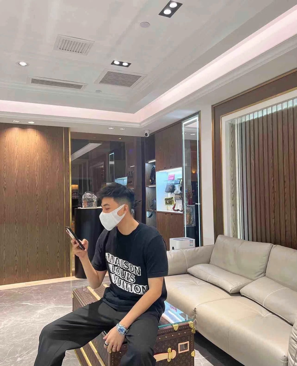 Louis Vuitton Silk T-Shirt