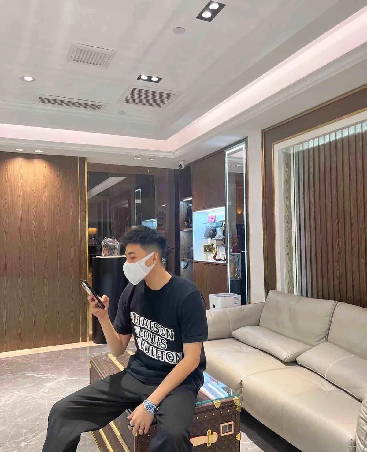 Louis Vuitton Silk T-Shirt